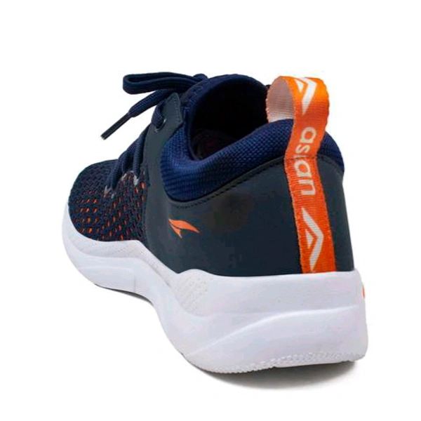 Asian  ASIAN Men's CRETA-12 Navy Sports Running Walking & Gym LIghtWeight Stylish Shoes for Boys & Men - Navy Blue, IND 9