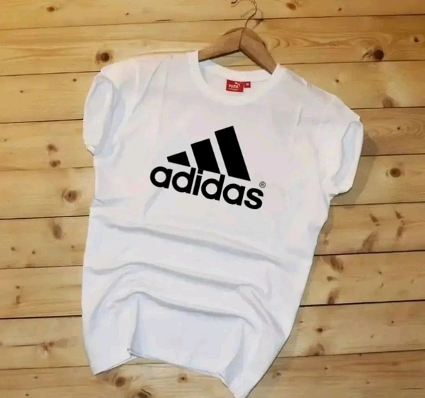 Adidas  Mens Stylish T-Shirt - White, M