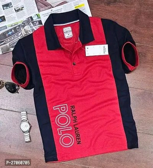 Ralph Lauren  Mens Polo Matty T-shirts - Red, XXL