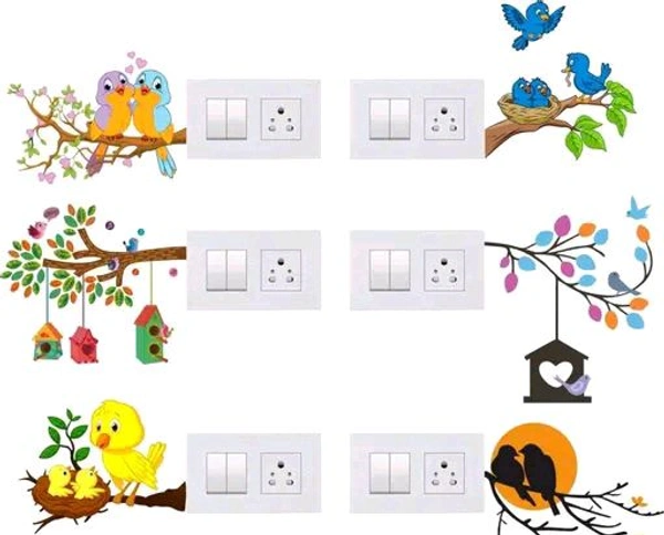 Sticker Yard PVC Vinyl Switch Board & Wall Sticker Switch Stickers 