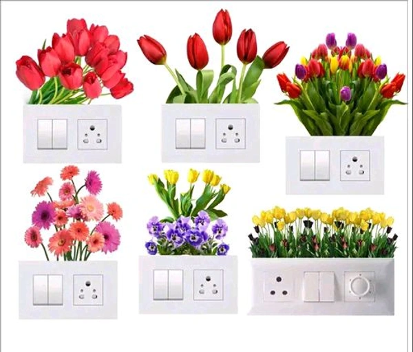 Sticker Yard PVC Vinyl Switch Board & Wall Sticker Switch Stickers 