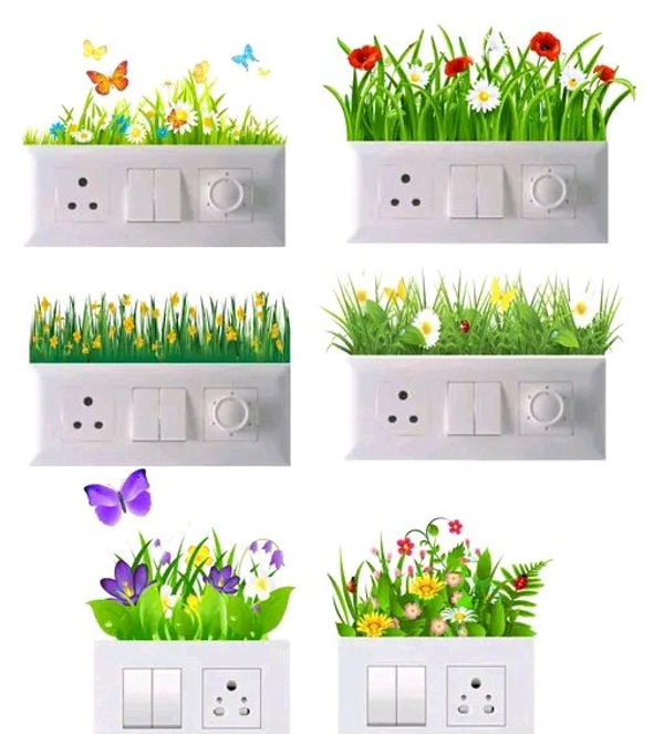 Sticker Yard PVC Vinyl Switch Board & Wall Sticker Switch Stickers
