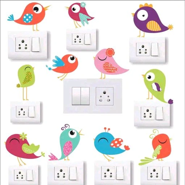 Sticker Yard PVC Vinyl Switch Board & Wall Sticker Switch Stickers 
