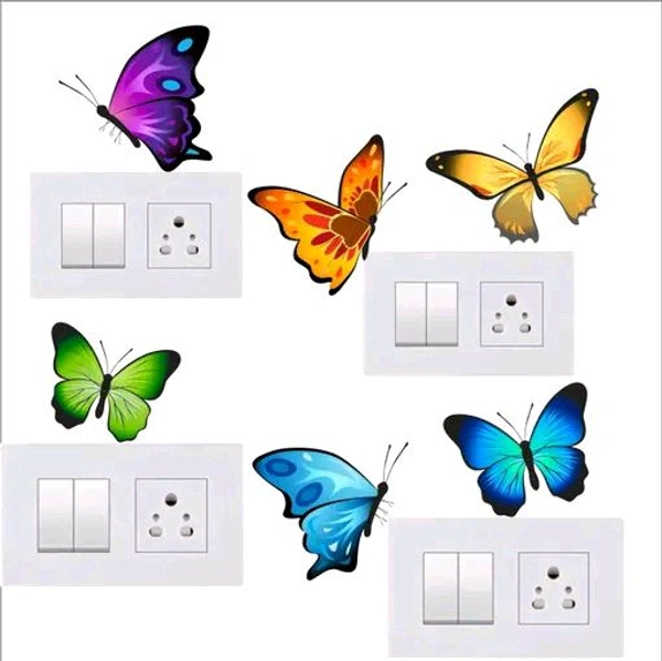 Sticker Yard PVC Vinyl Switch Board & Wall Sticker Switch Stickers 