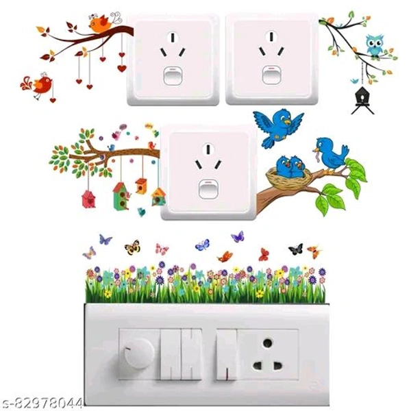 Sticker Yard PVC Vinyl Switch Board & Wall Sticker Switch Stickers