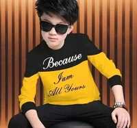 Trendy kids Round neck tshirt  - Red, 28