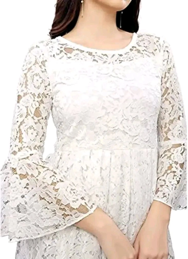 HIALTO Women's Russel Net Top - White, XXXL