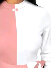 ZELZIS Woman's Bodycon Dress - Peach, M