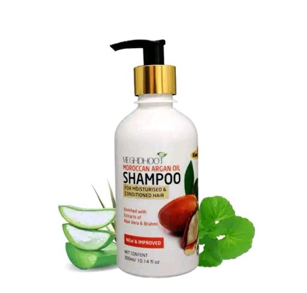 Meghdoot Moraccon Argan OIL Shampoo 300ml (Pack of 1) - 300ml