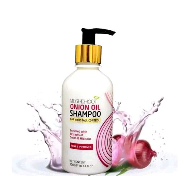 Meghdoot  MEGHDOOT Onion Oil Shampoo 300ml (Pack of 1)