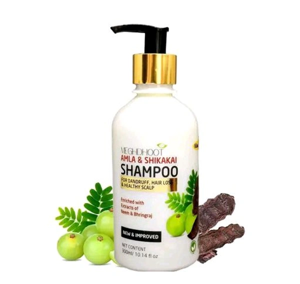 Meghdoot Amla & Shikakai Shampoo 300ML (PACK OF 1)  - 300 ML
