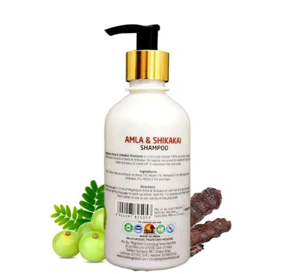 Meghdoot Amla & Shikakai Shampoo 300ML (PACK OF 1)  - 300 ML
