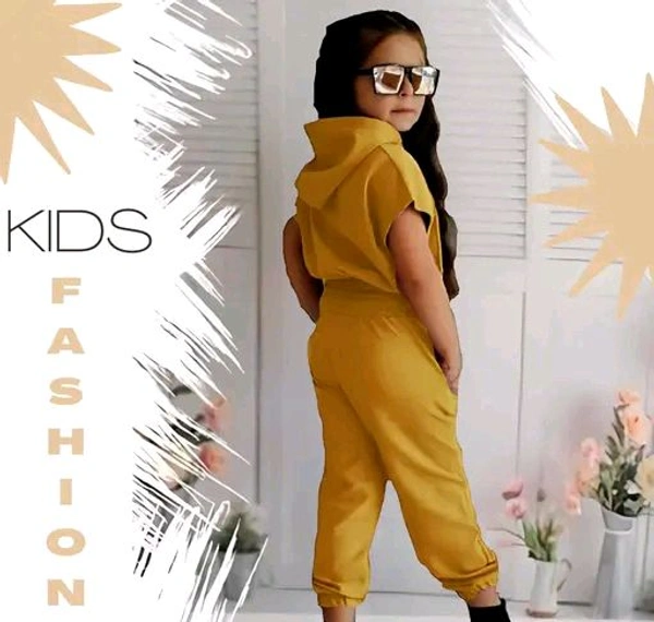 Fancy Kid's Clothing Set Peach - Yellow, 11-12 yr