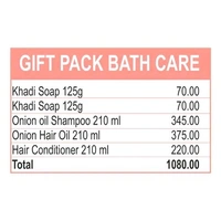 Meghdoot  MEGHDOOT GRAMODYOG SEWA SANSTHAN Gift Pack Bath Care Kit & Sets (Pack of 5 in one box)
