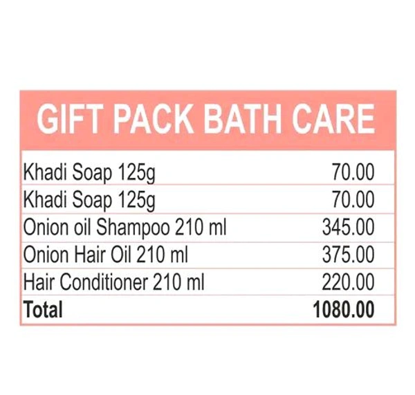 Meghdoot  MEGHDOOT GRAMODYOG SEWA SANSTHAN Gift Pack Bath Care Kit & Sets (Pack of 5 in one box)