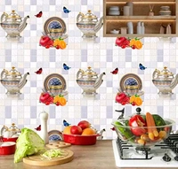 ADM Kitchen wallpaper rolls for home wall decoration sticker roll for home decor standard size