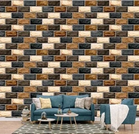 SRCC - Self Adhesive Wall Stickers For Kitchen 210x40 CM Kitchen Wallpaper Waterproof Wall Sticker | Kitchen Shelf Stickers for Home | Kitchen Wall Stickers Oil Proof (Wall Texture) Wallpaper for Walls of Kitchen | Bedroom & Living Room