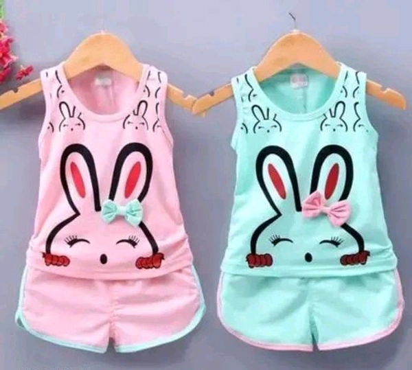 Girls clothing set, kids dress summer, baby girl cotton set, top and hot pant kids, baby cotton clothes - 12-18 Months