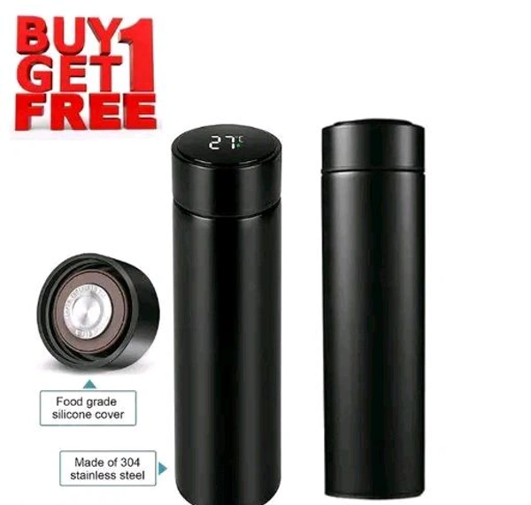 LED Temperature Water Bottle display LED indicator water bottle hot & cool 500 ml Flask pack of 2 - 500 ML