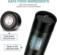 LED Temperature Water Bottle display LED indicator water bottle hot & cool 500 ml Flask pack of 2 - 500 ML