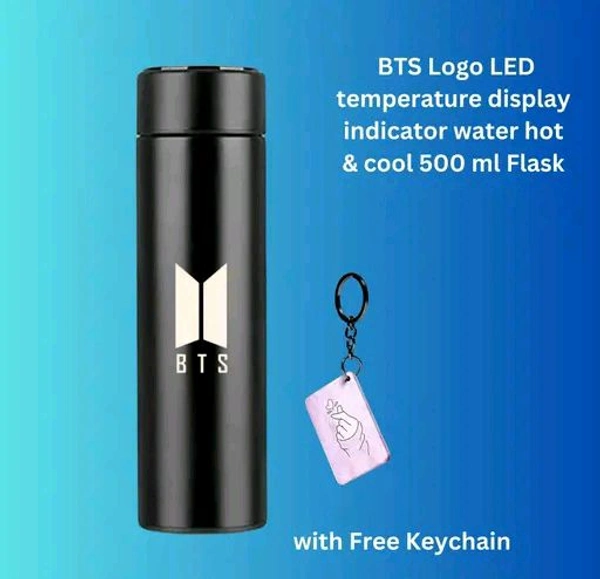 BTS Smart Vaccum Temperature Bottle For Men, Women And Kids Which New Smart Looks And Display