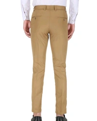Polyester Mid Rise Formal Trousers For Men - Golden Tainoi, 40