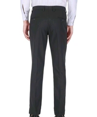 Polyester Mid Rise Formal Trousers For Men - Dove Gray, 40