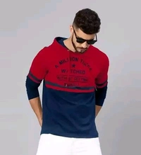 Trending Mens Full Sleeves Hooded T Shirt - White, S