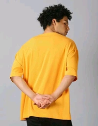 UrGear Men's Printed Round T-shirts - Yellow, XL