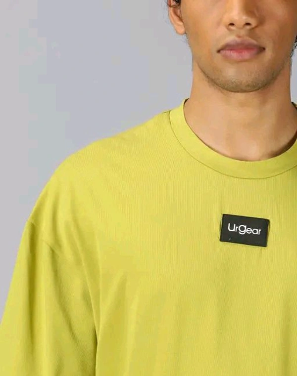 UrGear Men's Printed Round T-shirts - Olive, XL