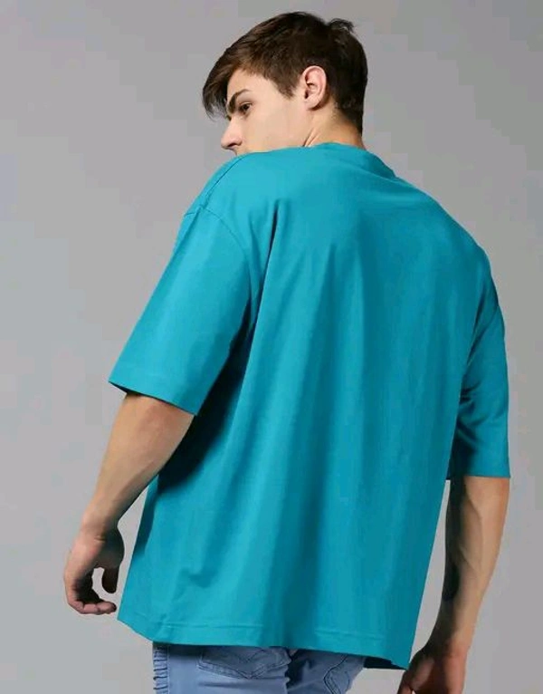 UrGear Men's Printed Round Tshirts - Blue, XXL