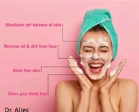 Dr. Alies Professional Apple Cider Vinegar , Purifies & Balances Skin Oils - Prevents Acne For Men & Women (SLS & Paraben Free) Face Wash