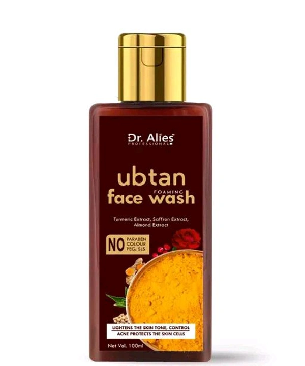 Dr. Alies Professional Ubtan facewash, Turmeric, Saffron, Rose Water - All natural {100ml} Face Wash (100 ml)