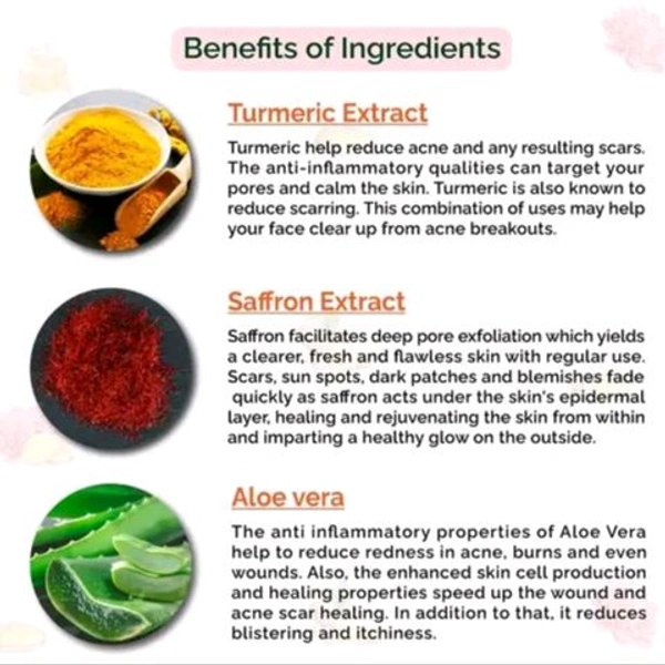 Dr. Alies Professional Ubtan facewash, Turmeric, Saffron, Rose Water - All natural {100ml} Face Wash (100 ml)