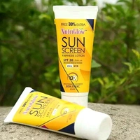 Nutriglow  utriglow Set of 2 Sun Screen Fairness Lotion SPF 30, Non Sticky and Whitening Effect (65ml Each)