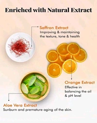 Nutriglow  NutriGlow Kashmiri Saffron Sunscreen 50 PA+++ Protects From Sun Tan With Broad Spectrum, Paraben and Sulphate Free, 100 ml each (Pack of 2)