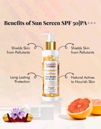 Nutriglow  NutriGlow Kashmiri Saffron Sunscreen 50 PA+++ Protects From Sun Tan With Broad Spectrum, Paraben and Sulphate Free, 100 ml each (Pack of 2)