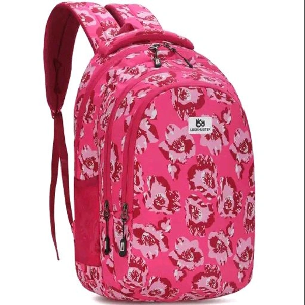Bagwala Laptop Backpack for Women, Bags for Girls (Black)Large 36 L Genie Woman Backpack Bags School Backpacks Coaching Backpacks College Genie Backpacks Waterproof Bags / Bags - Pink Flamingo