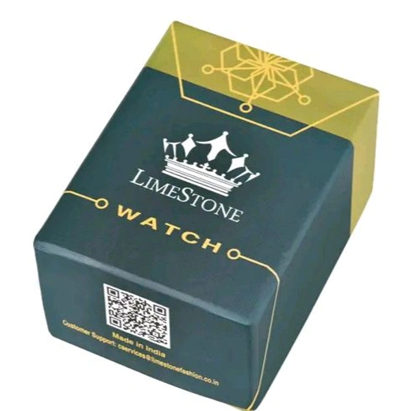 Lime Stone LIMESTONE OTUS 3D Dial The Vintage Day and Date Functioning Boys Quartz Analog Watch - Silver