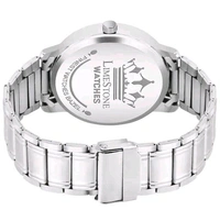 Lime Stone LIMESTONE Day and Date Functioning Black Dial Steel Strap Quartz Analog Watch - For Men