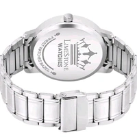 Lime Stone LIMESTONE Day and Date Function Ice Blue Dial Steel Chain Trending Quartz Analog Watch - For Men LS3235