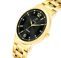 Britex BRITEX Smart Original Gold Plated Chain Quartz Watch For Men/Boys - Black