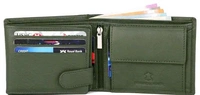 Trendy WildHorn Green RFID Protected 100% Genuine Leather Wallet for Men? - Teal
