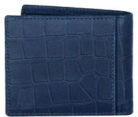 Wildhorn WildHorn® RFID Protected 100% Genuine Leather Wallet for Men  - Blue