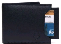 Hornwild WILDHORN Men's RFID Protected Leather Wallet and Pen Combo