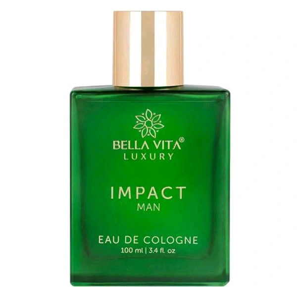 Bella Vita Organic Impact EDC Perfume For Men with Long Lasting Fragrance - 100 ml - Impact EDC