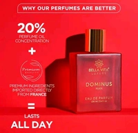 Bella Vita Organic Impact EDC Perfume For Men with Long Lasting Fragrance - 100 ml - Dominus