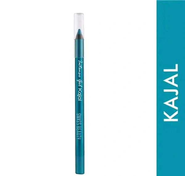 Swiss Beauty Intense Gel Kajal - (Brown, 1.2g) - Turquoise