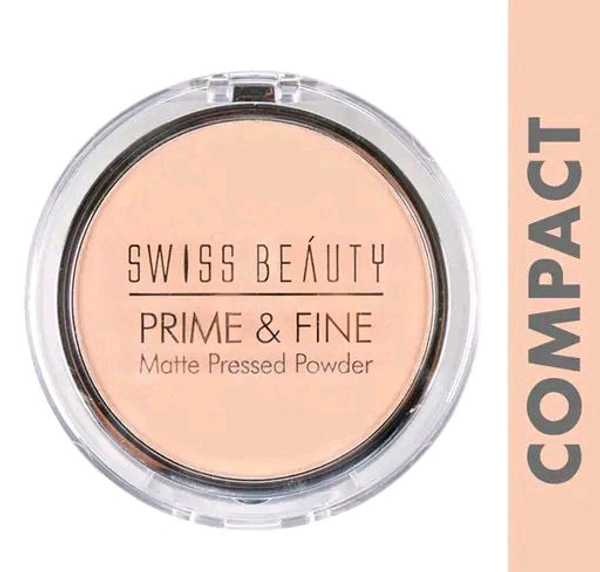 Swiss Beauty Matte Pressed Compact Powder SPF 15 - Classic Ivory