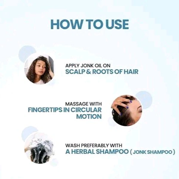 Nature Sure Jonk Tail Hair Oil for Men and Women - 1 Pack (150 ml)